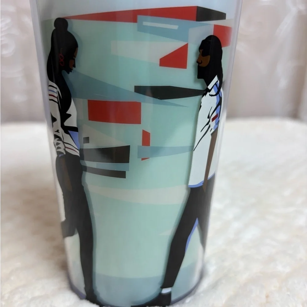 Starbucks + Lou Black History Memorabilia 2024, 24 oz Cold Beverage Tumbler